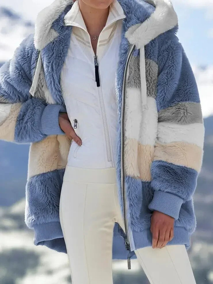 Margit™ | Chaqueta Polar de Invierno con Capucha