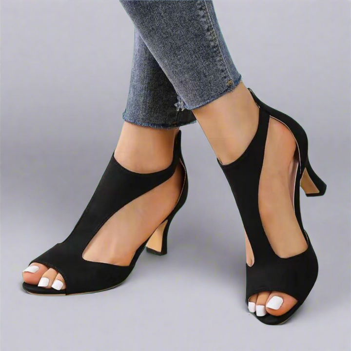 Débora | Elegantes sandalias con punta abierta