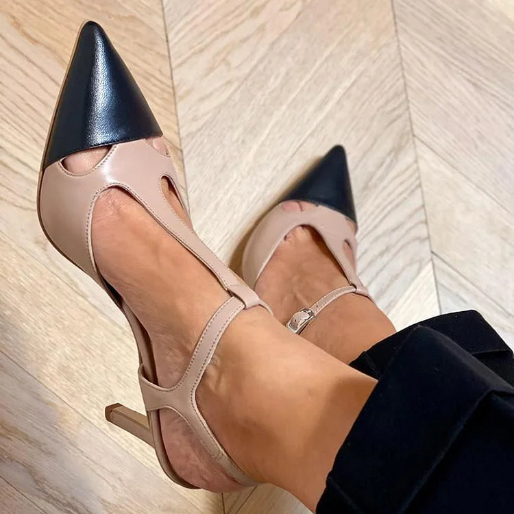 Evrardine | Zapatos de Tacón Bicolor