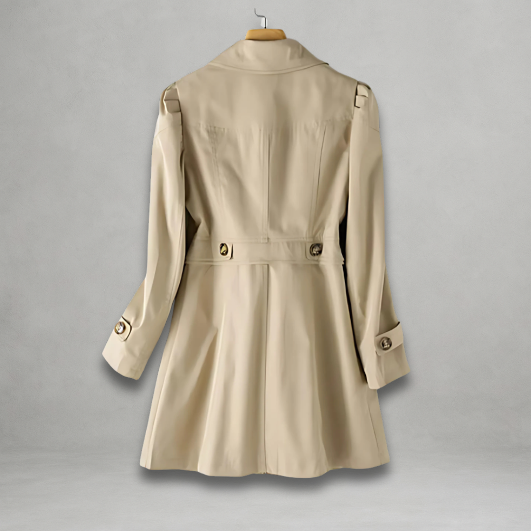 Elodie | Abrigo Trench a Medida para Mujer | Clásico Ligero