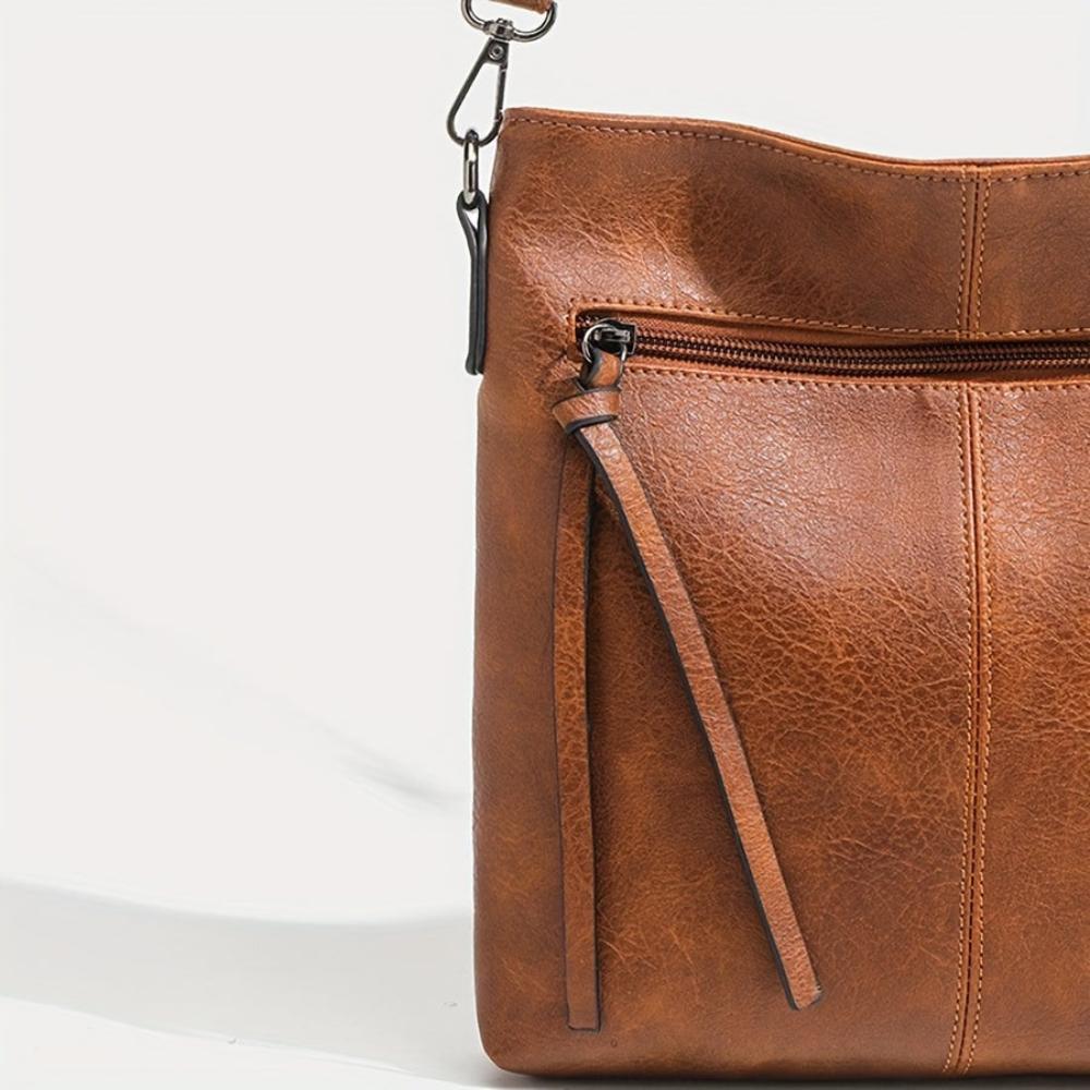 Lina | Bolso bandolera vintage con motivo de ajedrez