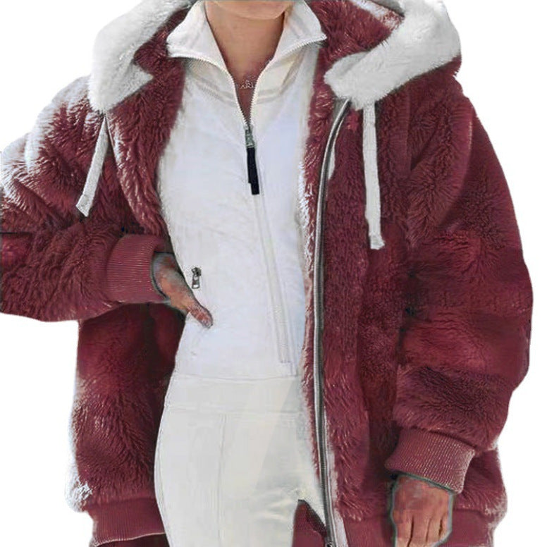 Margit™ | Chaqueta Polar de Invierno con Capucha