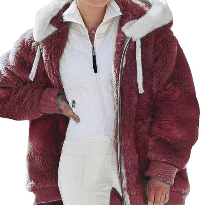 Margit™ | Chaqueta Polar de Invierno con Capucha