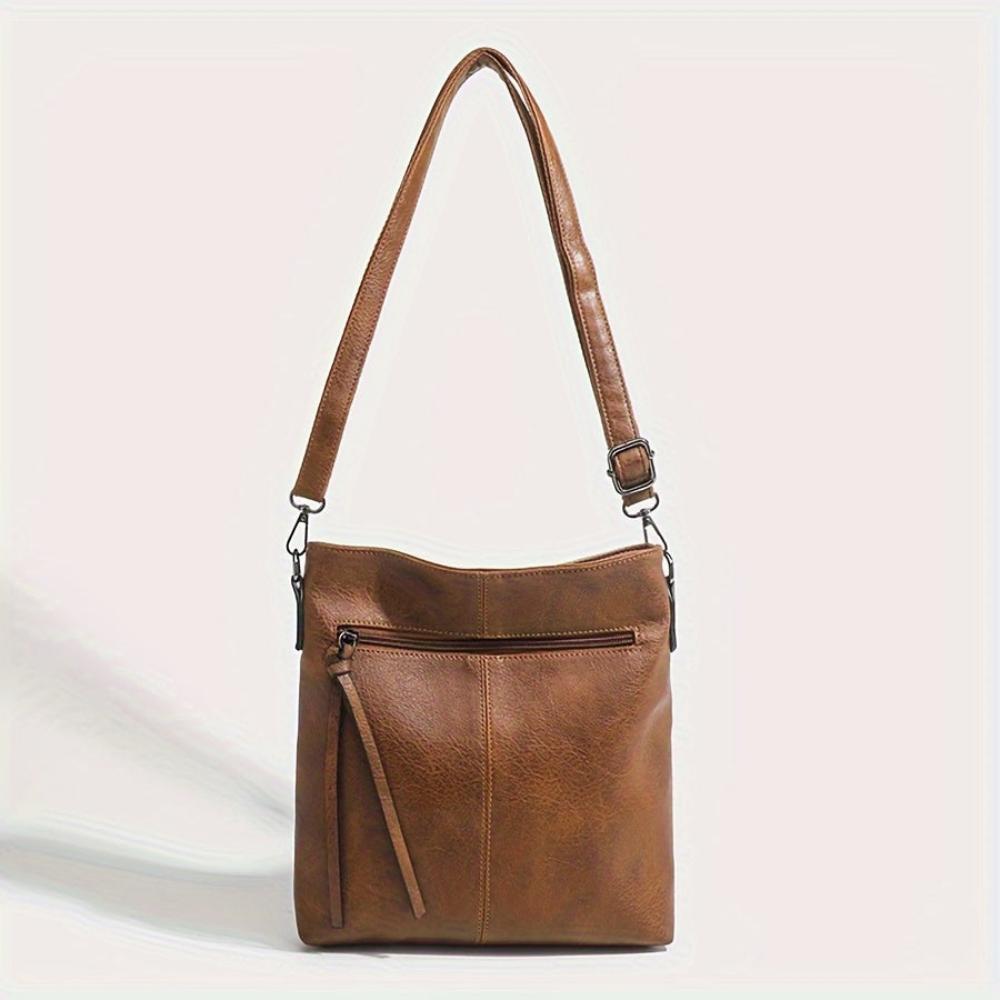 Lina | Bolso bandolera vintage con motivo de ajedrez