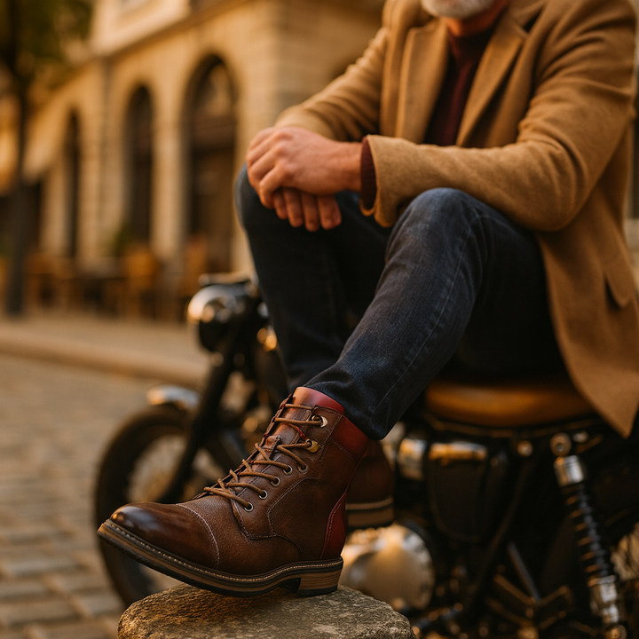 Agustín | Bottines de cuero para hombre