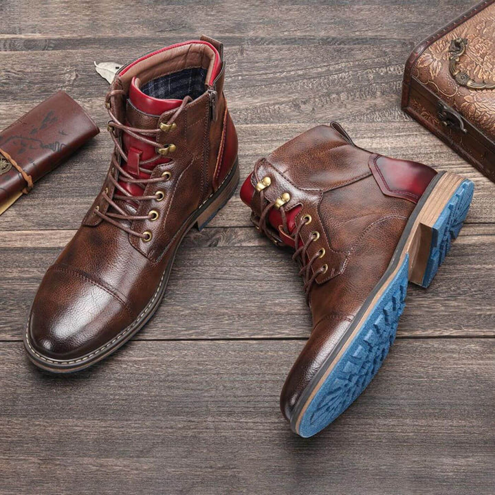 Agustín | Bottines de cuero para hombre
