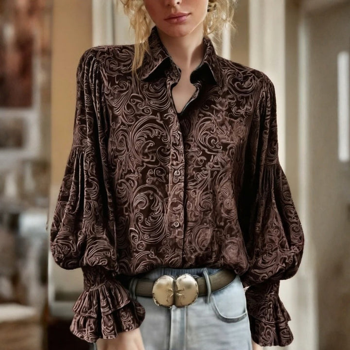 Blusa vintage informal