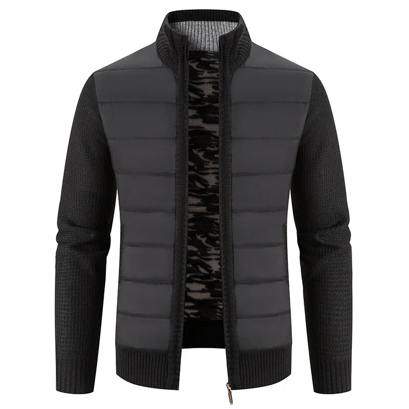 Elegante Abrigo de Jean para Invierno: Cálido y Confortable para Hombres