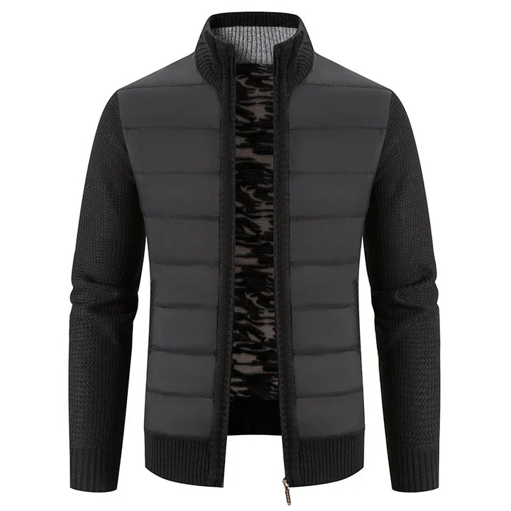 Elegante Abrigo de Jean para Invierno: Cálido y Confortable para Hombres