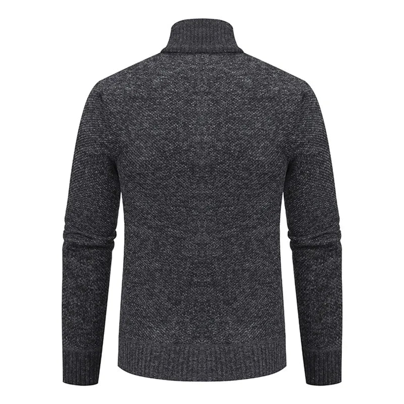 Julien: Abrigo de punto elegante para hombres, diseño slim y máxima comodidad.