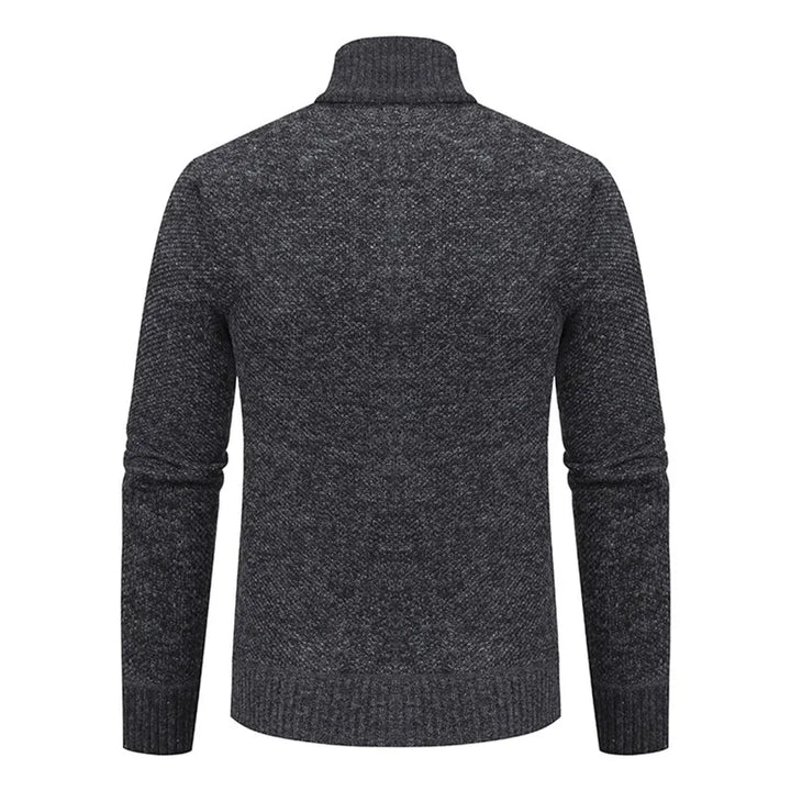 Julien: Abrigo de punto elegante para hombres, diseño slim y máxima comodidad.