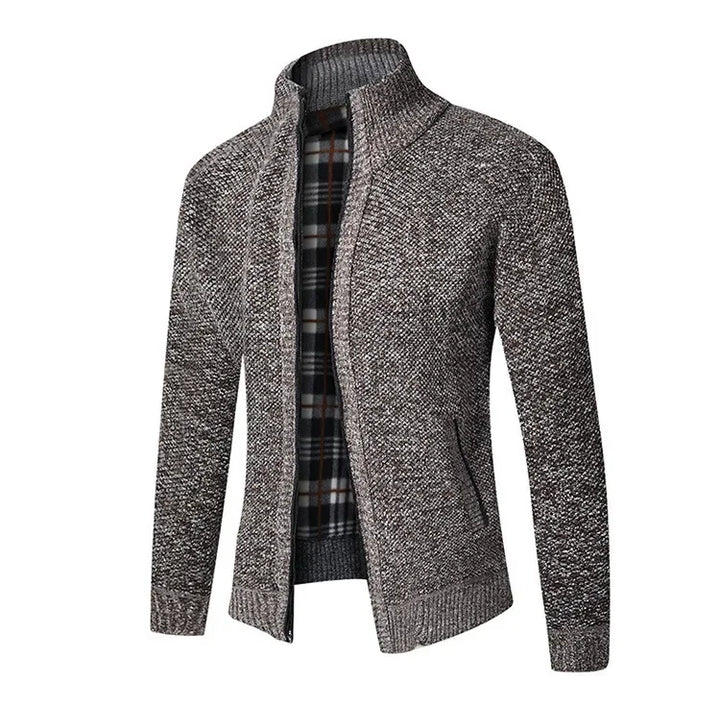 Suéter de Punto Grueso con Cuello Alto y Ajuste Slim - Confort Ideal para Otoño e Invierno, Disponibles en Tallas Grandes
