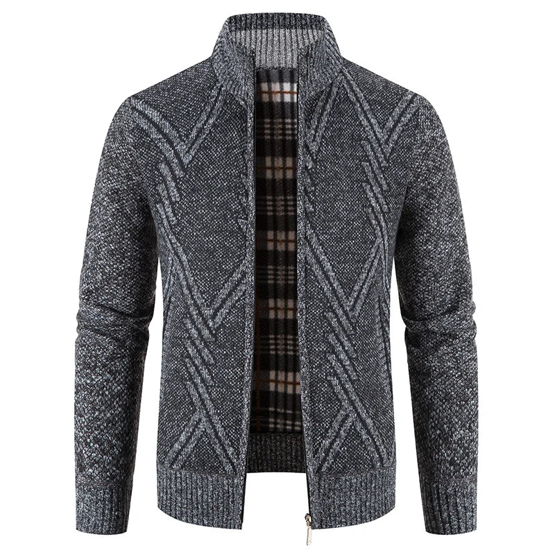Elegante Abrigo de Jean para Invierno: Cálido y Confortable para Hombres