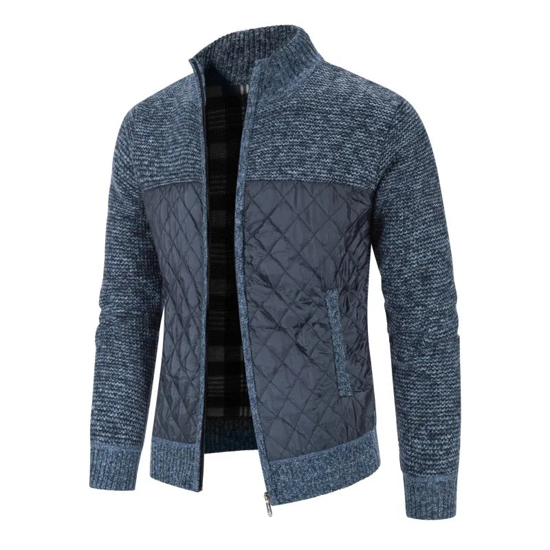 Elegante Abrigo de Jean para Invierno: Cálido y Confortable para Hombres