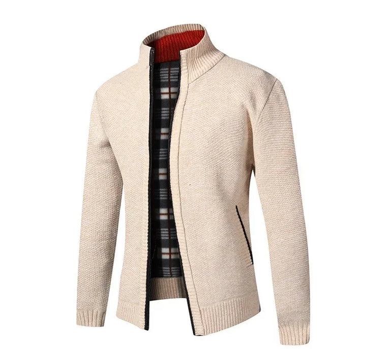 Suéter de Punto Grueso con Cuello Alto y Ajuste Slim - Confort Ideal para Otoño e Invierno, Disponibles en Tallas Grandes
