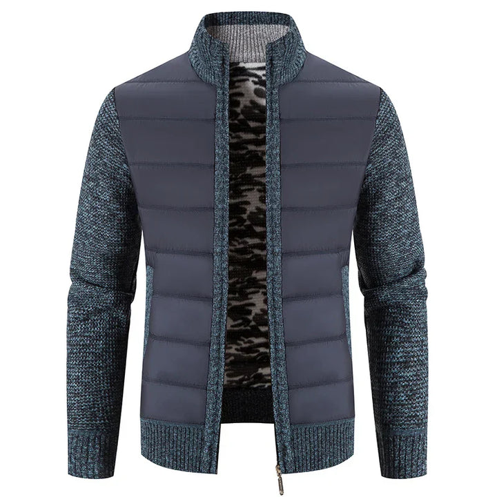 Elegante Abrigo de Jean para Invierno: Cálido y Confortable para Hombres