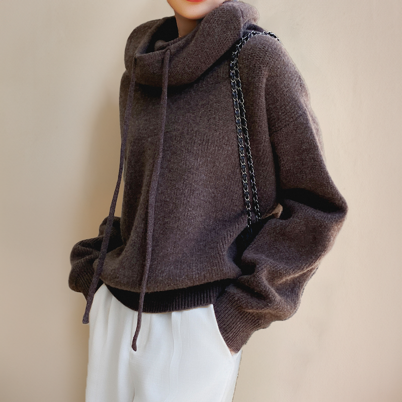 Charlotte | Suéter de cuello alto de lana merino
