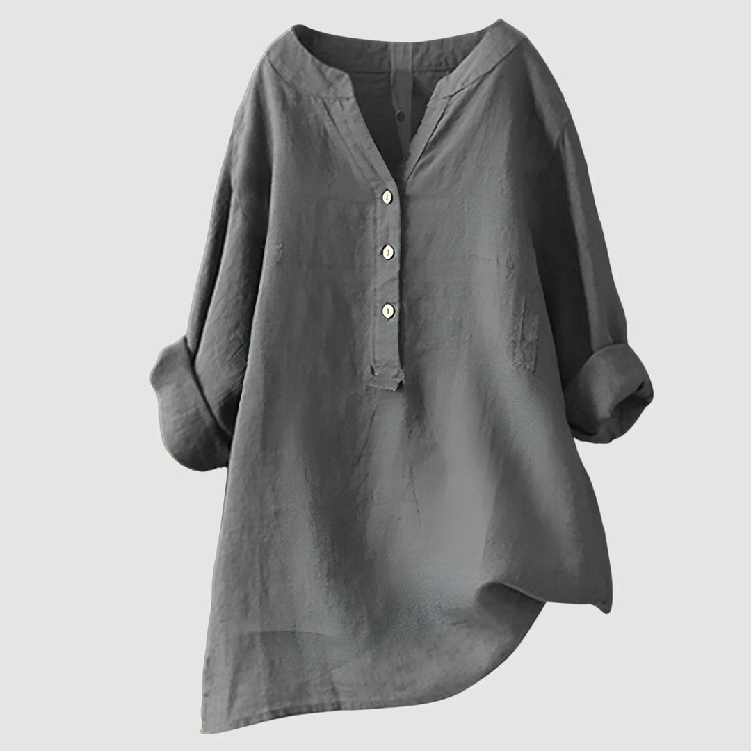 Camisa ancha con botones