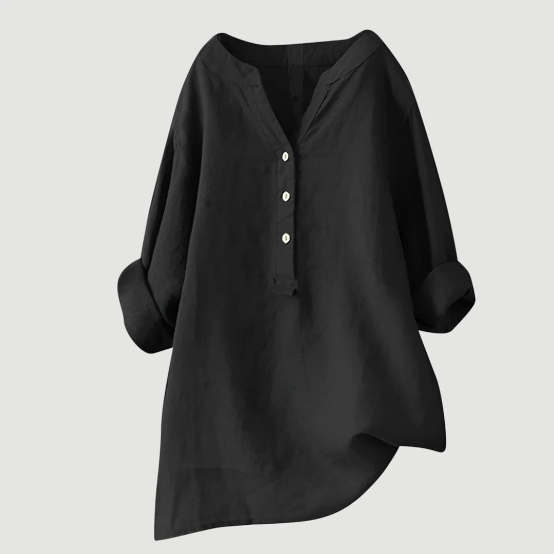 Camisa ancha con botones