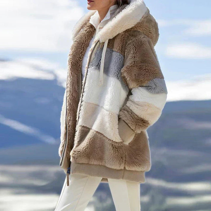 Margit™ | Chaqueta Polar de Invierno con Capucha