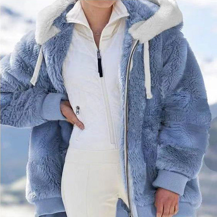 Margit™ | Chaqueta Polar de Invierno con Capucha
