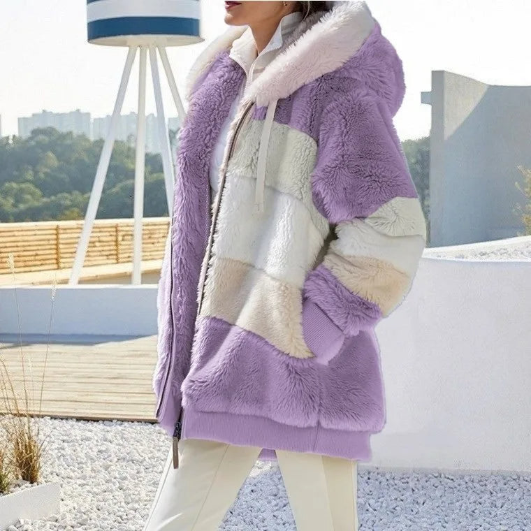 Margit™ | Chaqueta Polar de Invierno con Capucha