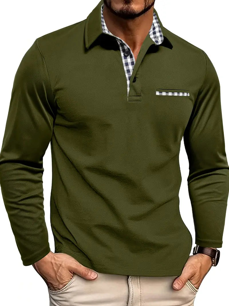 Poloshirt de manga larga