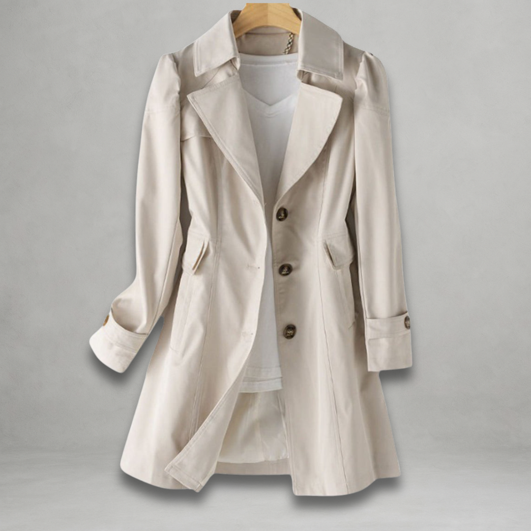 Elodie | Abrigo Trench a Medida para Mujer | Clásico Ligero
