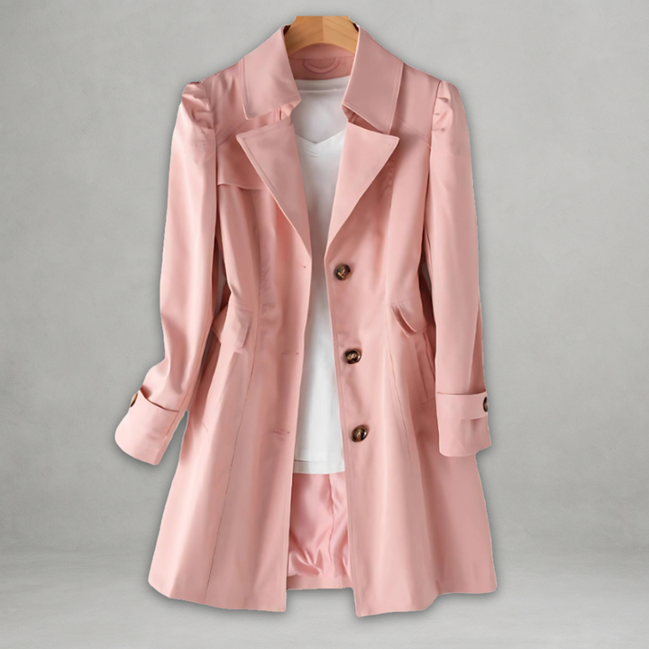 Elodie | Abrigo Trench a Medida para Mujer | Clásico Ligero