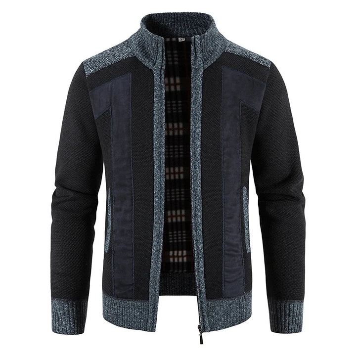 Elegante Abrigo de Jean para Invierno: Cálido y Confortable para Hombres
