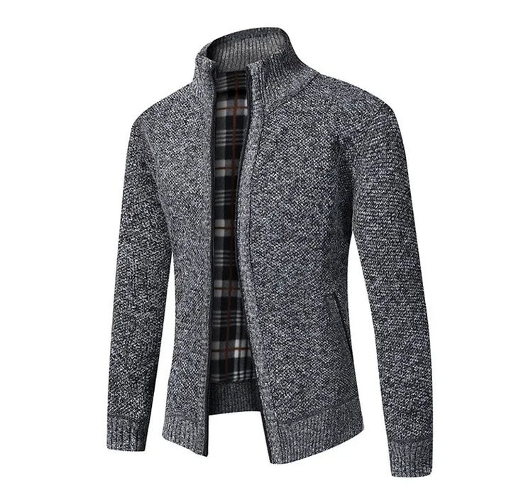 Suéter de Punto Grueso con Cuello Alto y Ajuste Slim - Confort Ideal para Otoño e Invierno, Disponibles en Tallas Grandes