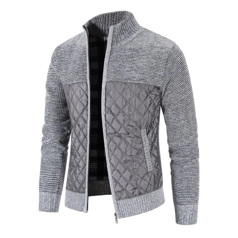 Elegante Abrigo de Jean para Invierno: Cálido y Confortable para Hombres