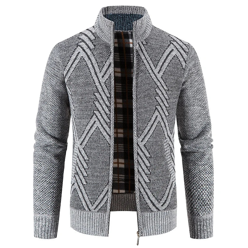 Elegante Abrigo de Jean para Invierno: Cálido y Confortable para Hombres