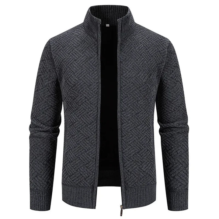 Thierry – Chaleco de Punto de Cuello Alto, Ajustado y con Estilo Casual de Otoño