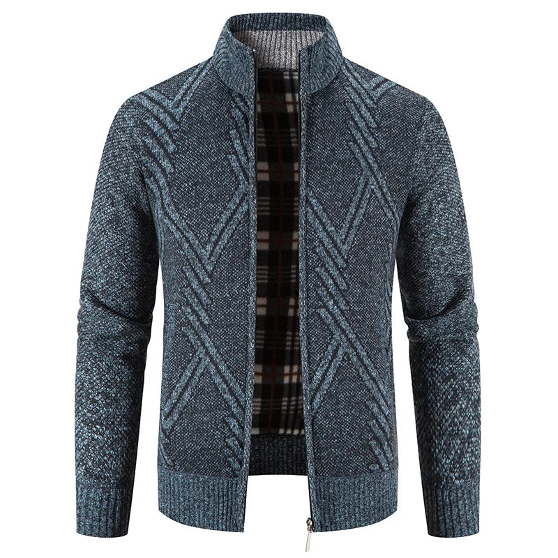 Elegante Abrigo de Jean para Invierno: Cálido y Confortable para Hombres