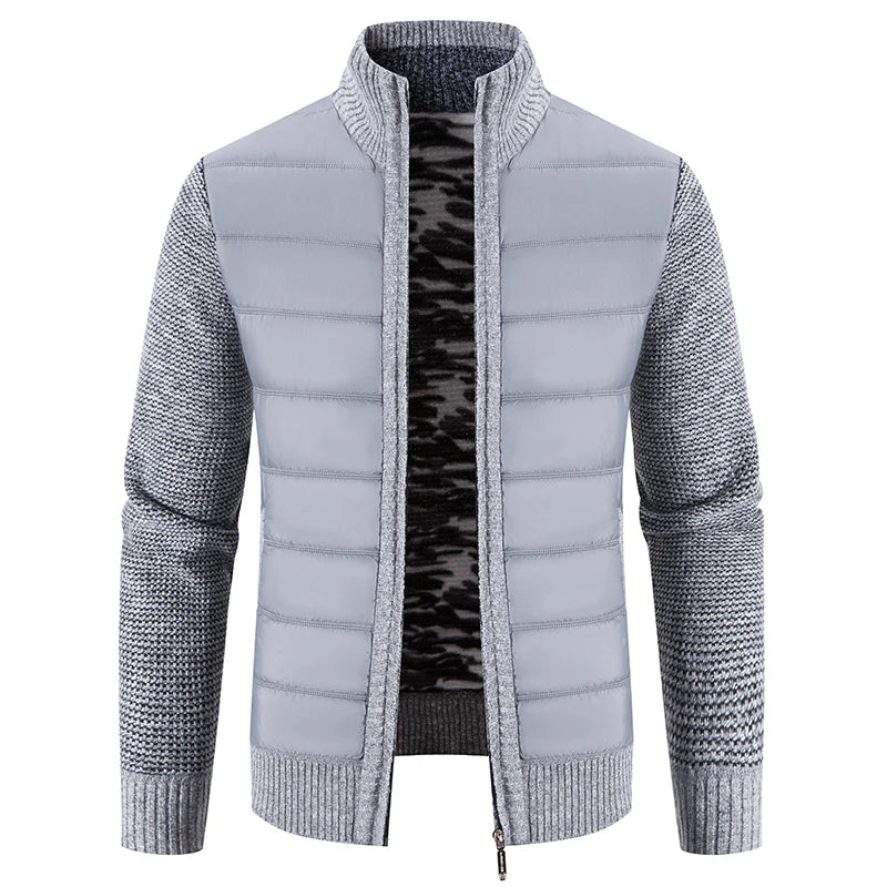 Elegante Abrigo de Jean para Invierno: Cálido y Confortable para Hombres