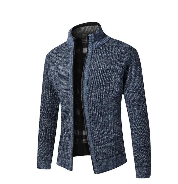 Suéter de Punto Grueso con Cuello Alto y Ajuste Slim - Confort Ideal para Otoño e Invierno, Disponibles en Tallas Grandes