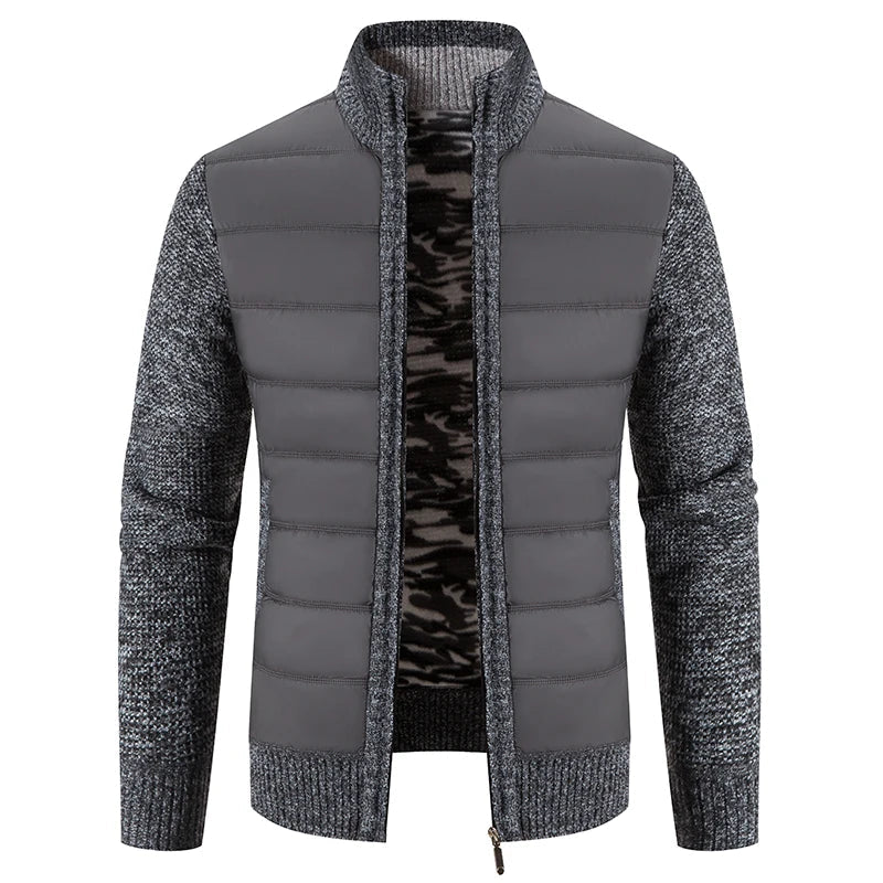 Elegante Abrigo de Jean para Invierno: Cálido y Confortable para Hombres
