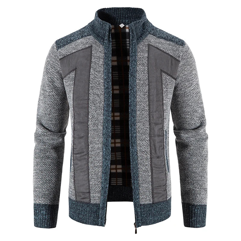 Elegante Abrigo de Jean para Invierno: Cálido y Confortable para Hombres