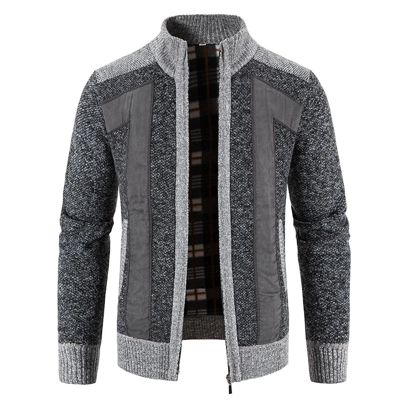 Elegante Abrigo de Jean para Invierno: Cálido y Confortable para Hombres