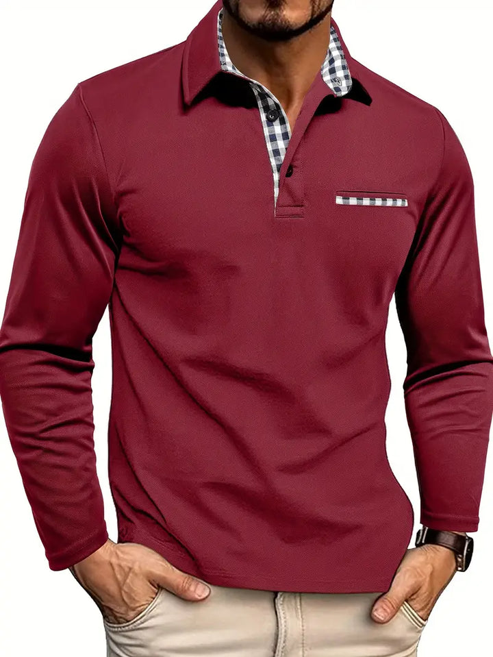 Poloshirt de manga larga