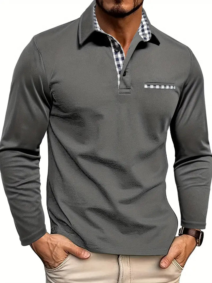 Poloshirt de manga larga