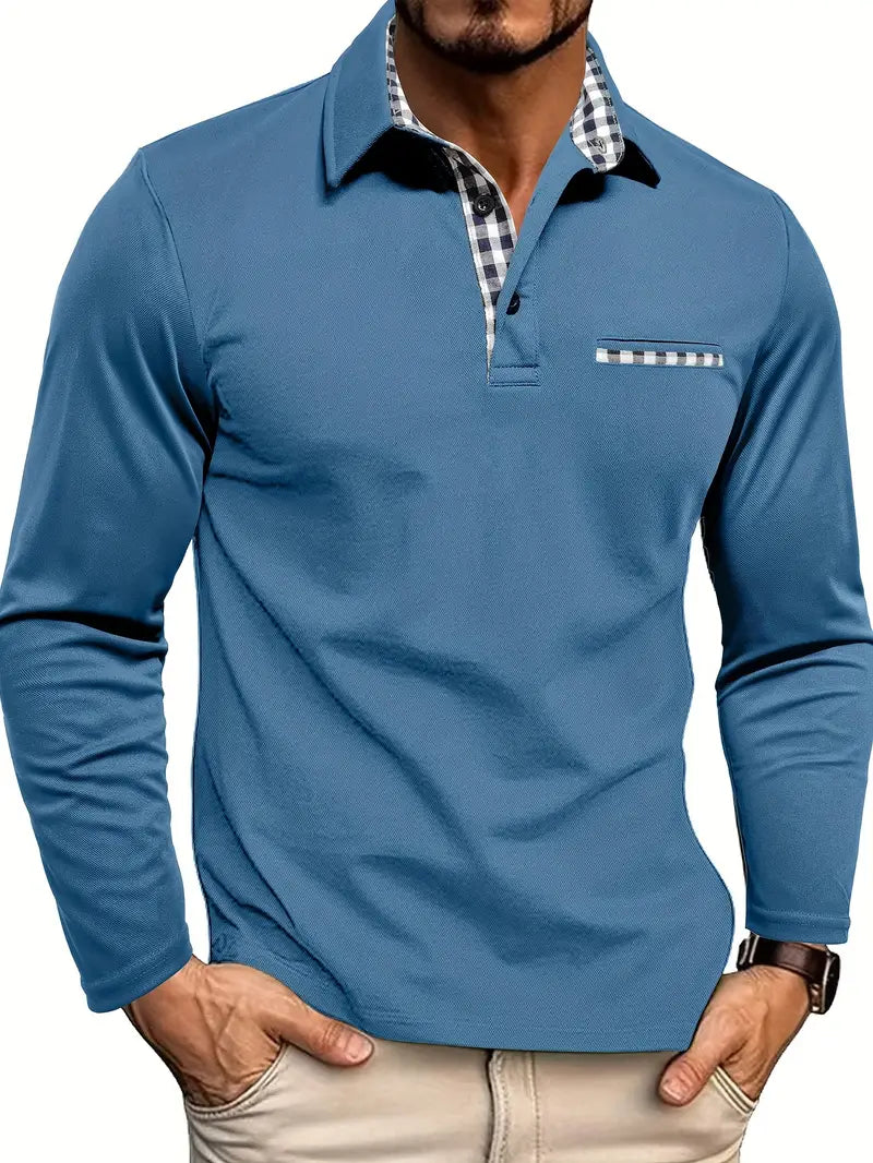 Poloshirt de manga larga