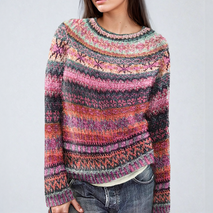 Anna | Suéter Clásico de Fair Isle