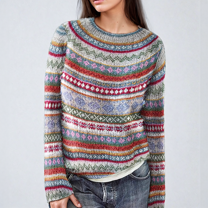 Anna | Suéter Clásico de Fair Isle