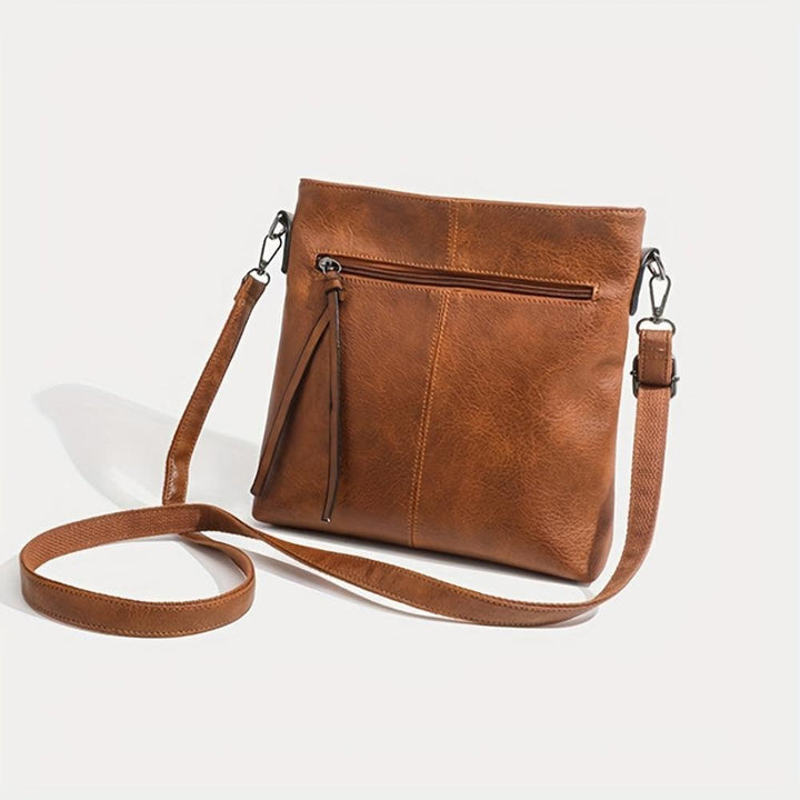 Lina | Bolso bandolera vintage con motivo de ajedrez