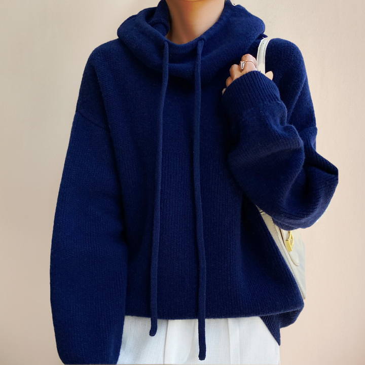 Charlotte | Suéter de cuello alto de lana merino
